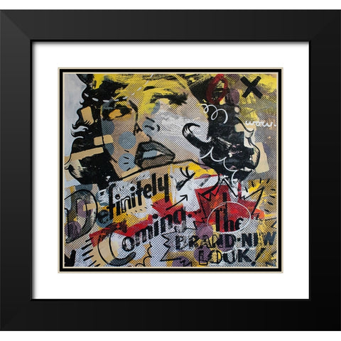 Definitely Brand New 1 Black Modern Wood Framed Art Print with Double Matting by Monteavaro, Dan