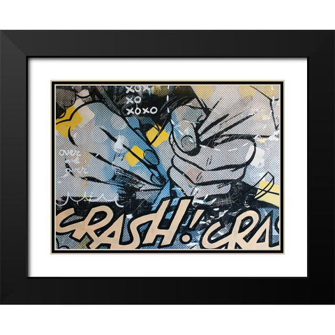 Over And Over 1 Black Modern Wood Framed Art Print with Double Matting by Monteavaro, Dan