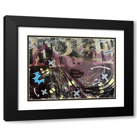 Sometimes Free Black Modern Wood Framed Art Print with Double Matting by Monteavaro, Dan