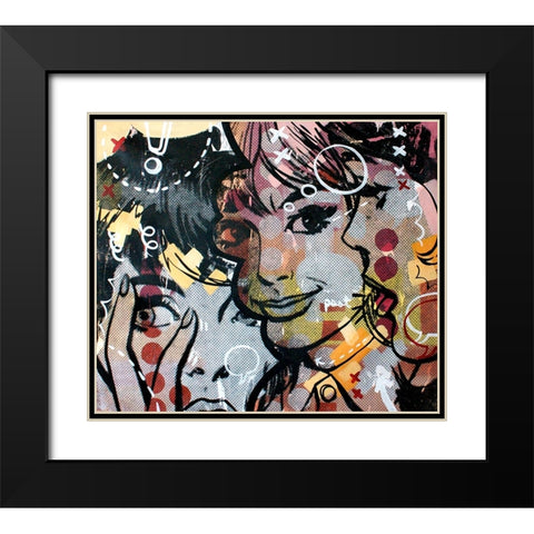 Surprise Black Modern Wood Framed Art Print with Double Matting by Monteavaro, Dan