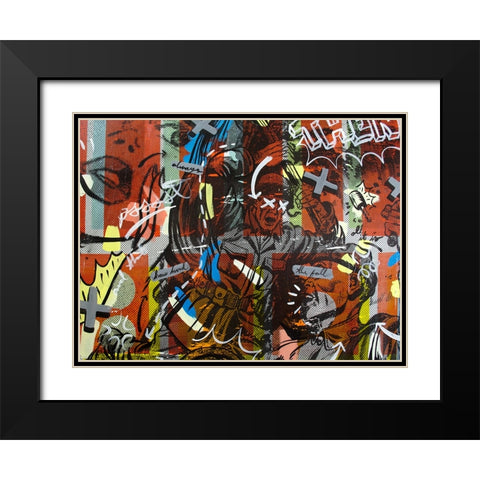 Then The Fall Black Modern Wood Framed Art Print with Double Matting by Monteavaro, Dan