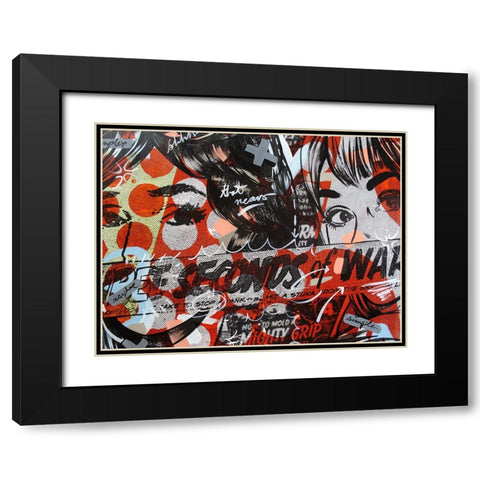 Three Seconds Black Modern Wood Framed Art Print with Double Matting by Monteavaro, Dan