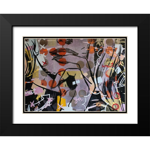Wait Wait Go 1 Black Modern Wood Framed Art Print with Double Matting by Monteavaro, Dan