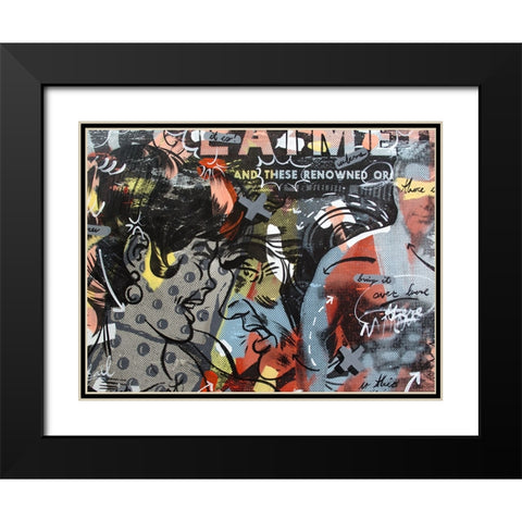 Acclaimed Black Modern Wood Framed Art Print with Double Matting by Monteavaro, Dan