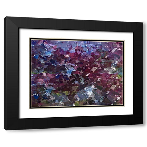 Its Lilac Black Modern Wood Framed Art Print with Double Matting by Manlove, David