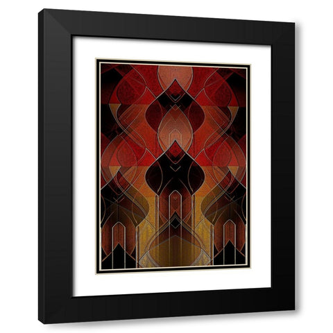 Russian Royalty Black Modern Wood Framed Art Print with Double Matting by Manlove, David