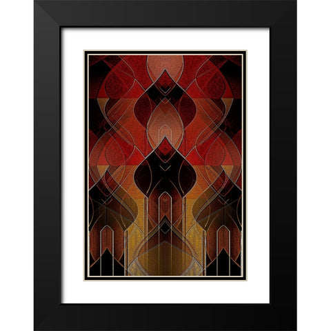 Russian Royalty Black Modern Wood Framed Art Print with Double Matting by Manlove, David