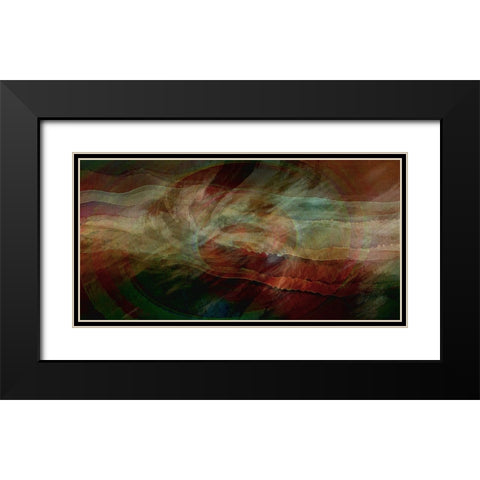 Aurora Nebula 1 Black Modern Wood Framed Art Print with Double Matting by Manlove, David