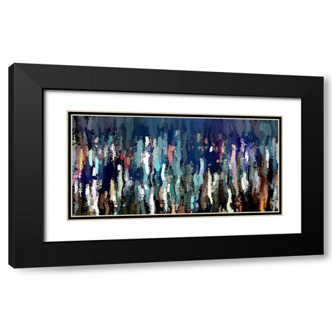 Effervescence 2 Black Modern Wood Framed Art Print with Double Matting by Manlove, David