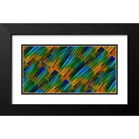 Propagation Black Modern Wood Framed Art Print with Double Matting by Manlove, David
