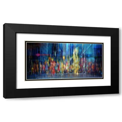 A Blur of Memories Black Modern Wood Framed Art Print with Double Matting by Manlove, David