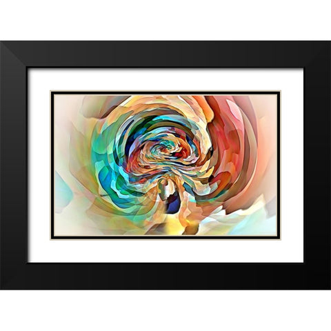 The Rose Tunnel Black Modern Wood Framed Art Print with Double Matting by Manlove, David