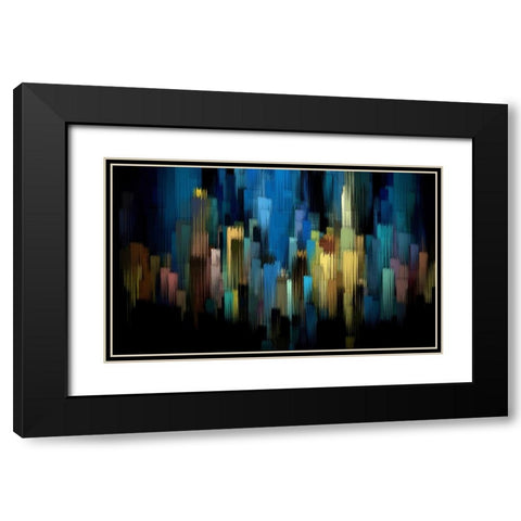 Spirits Rising 2 Black Modern Wood Framed Art Print with Double Matting by Manlove, David