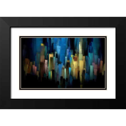 Spirits Rising 2 Black Modern Wood Framed Art Print with Double Matting by Manlove, David