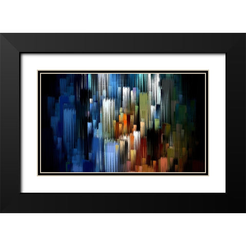 Spirits Rising 3 Black Modern Wood Framed Art Print with Double Matting by Manlove, David