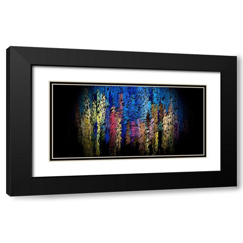 Out of the Darkness Black Modern Wood Framed Art Print with Double Matting by Manlove, David