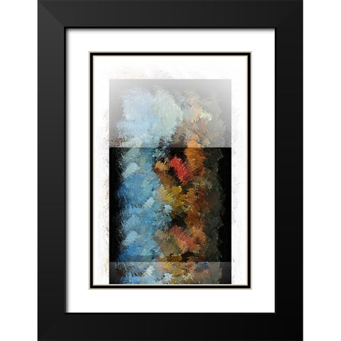 Illusion 3 Black Modern Wood Framed Art Print with Double Matting by Manlove, David