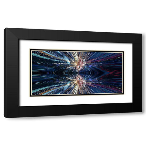 A Space Odyssey Black Modern Wood Framed Art Print with Double Matting by Manlove, David