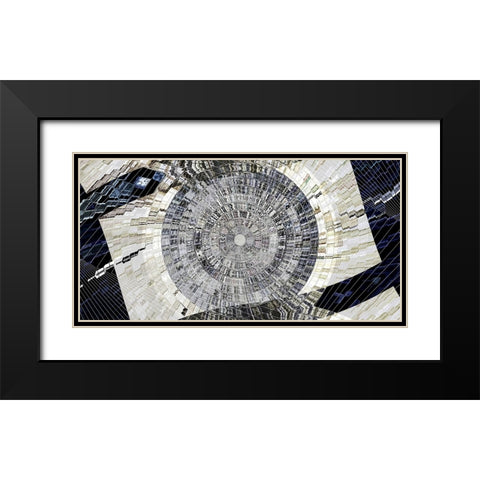 Weird Science Black Modern Wood Framed Art Print with Double Matting by Manlove, David