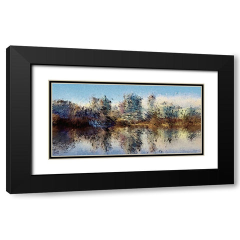Urban Lake Wind Black Modern Wood Framed Art Print with Double Matting by Manlove, David