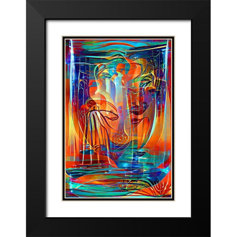 Holy Grail 3 Black Modern Wood Framed Art Print with Double Matting by Manlove, David