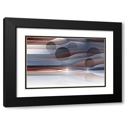 Alien Horizon 1 Black Modern Wood Framed Art Print with Double Matting by Manlove, David