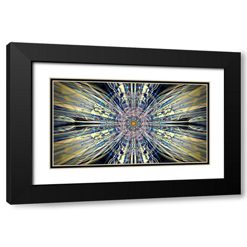 Plasmology Black Modern Wood Framed Art Print with Double Matting by Manlove, David