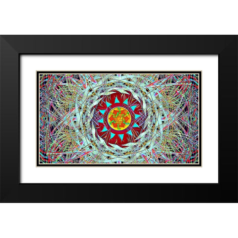 Already Spaghetti Black Modern Wood Framed Art Print with Double Matting by Manlove, David