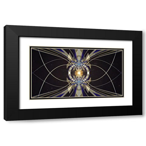 Arc Welder Black Modern Wood Framed Art Print with Double Matting by Manlove, David