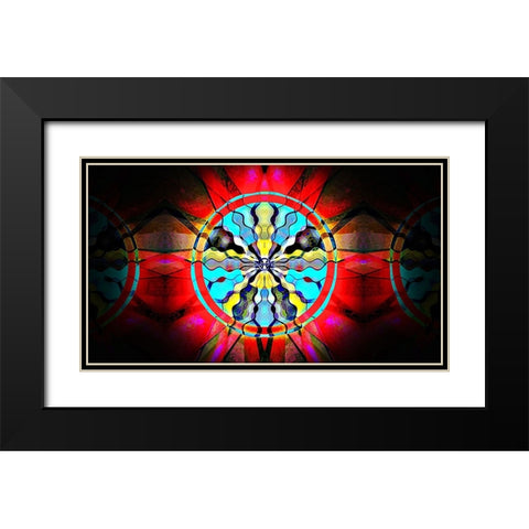 Brandy Z Base 16x9 Black Modern Wood Framed Art Print with Double Matting by Manlove, David