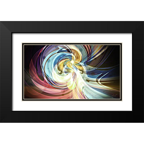 Coalescence A Black Modern Wood Framed Art Print with Double Matting by Manlove, David