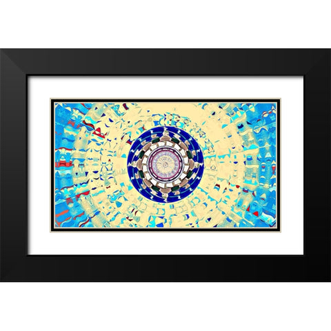 Sun Spots 5b Black Modern Wood Framed Art Print with Double Matting by Manlove, David