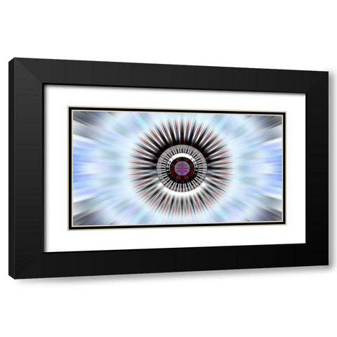 Trippin Black Modern Wood Framed Art Print with Double Matting by Manlove, David