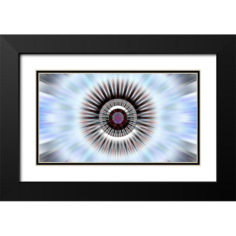 Trippin Black Modern Wood Framed Art Print with Double Matting by Manlove, David