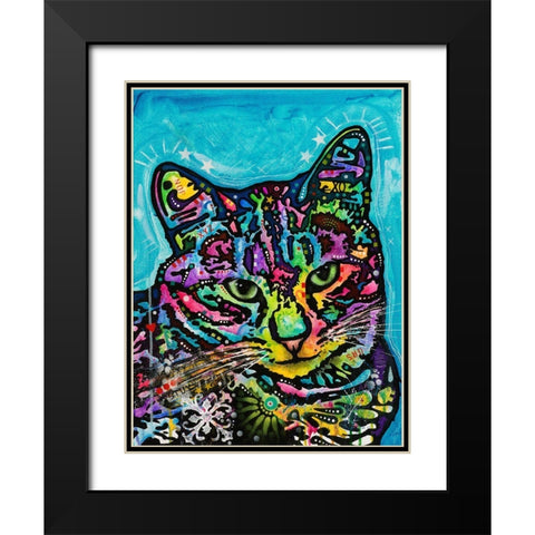 Kismet Black Modern Wood Framed Art Print with Double Matting by Dean Russo Collection