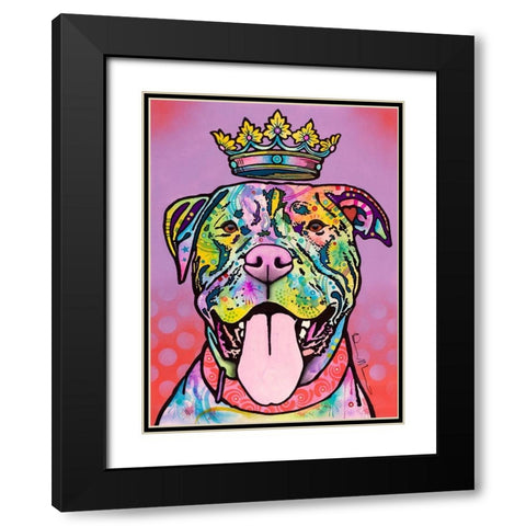 Imperial Black Modern Wood Framed Art Print with Double Matting by Dean Russo Collection