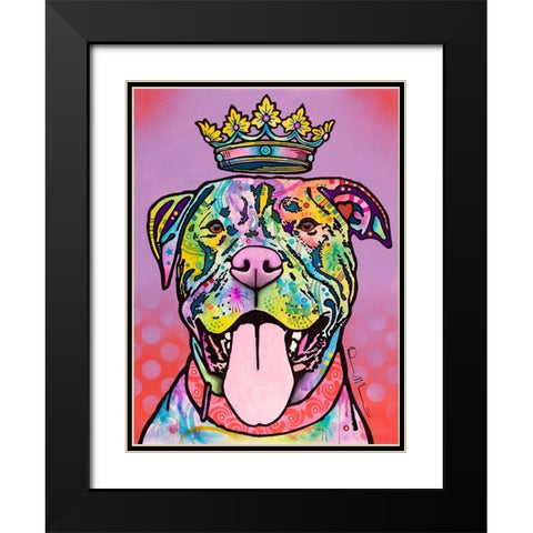 Imperial Black Modern Wood Framed Art Print with Double Matting by Dean Russo Collection