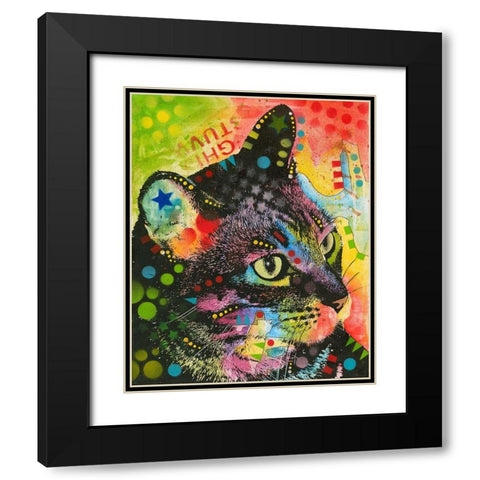 What Was That Black Modern Wood Framed Art Print with Double Matting by Dean Russo Collection