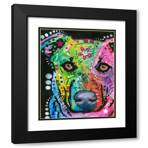 I didnâ€™t Do it Black Modern Wood Framed Art Print with Double Matting by Dean Russo Collection