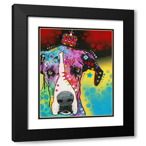 good to be queen Black Modern Wood Framed Art Print with Double Matting by Dean Russo Collection