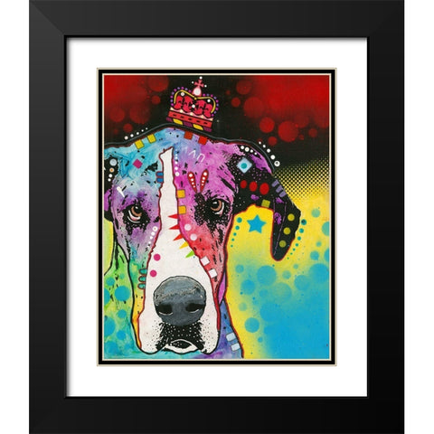 good to be queen Black Modern Wood Framed Art Print with Double Matting by Dean Russo Collection
