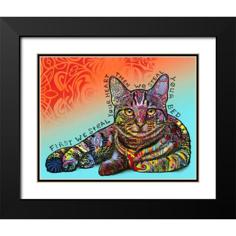 Steal Your Bed Black Modern Wood Framed Art Print with Double Matting by Dean Russo Collection