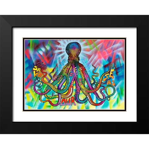 Save Our Seas Black Modern Wood Framed Art Print with Double Matting by Dean Russo Collection