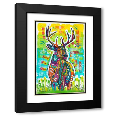 Buck Mondays Black Modern Wood Framed Art Print with Double Matting by Dean Russo Collection