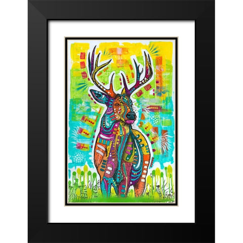 Buck Mondays Black Modern Wood Framed Art Print with Double Matting by Dean Russo Collection