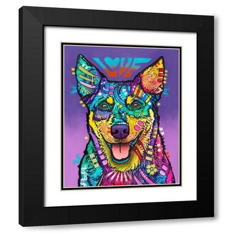 Rocky Black Modern Wood Framed Art Print with Double Matting by Dean Russo Collection