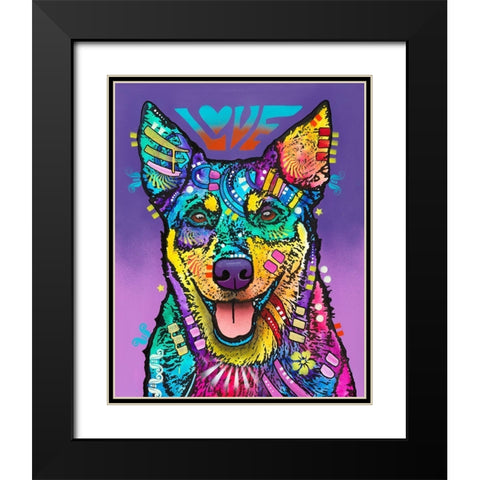 Rocky Black Modern Wood Framed Art Print with Double Matting by Dean Russo Collection