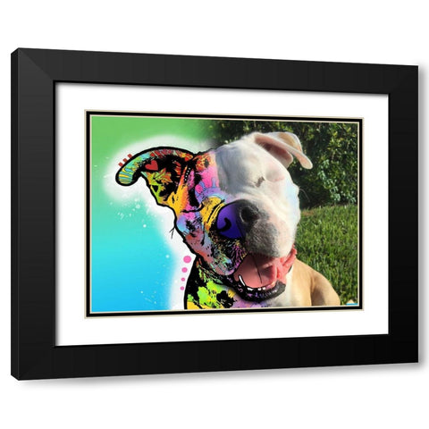 Frances - Jan Stenger Black Modern Wood Framed Art Print with Double Matting by Dean Russo Collection