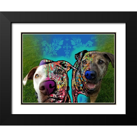 Stephanie Borstien 2 Black Modern Wood Framed Art Print with Double Matting by Dean Russo Collection