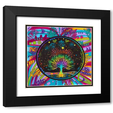 Believe One Black Modern Wood Framed Art Print with Double Matting by Dean Russo Collection